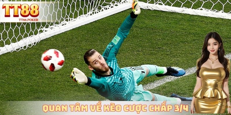 Quan tâm về kèo cược chấp 3/4