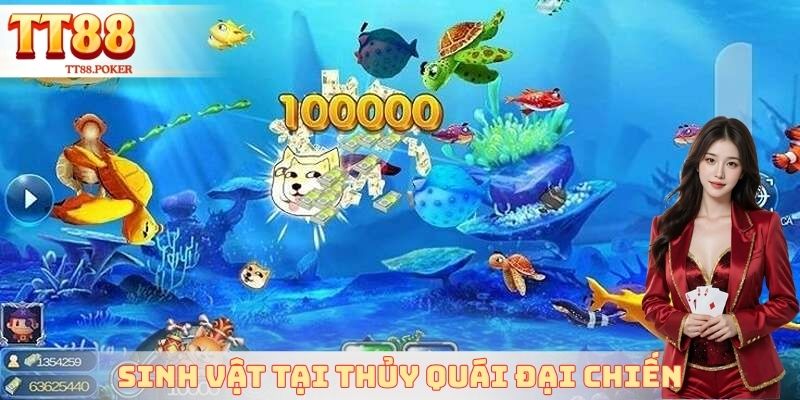 Sinh vật có mặt tại thủy quái đại chiến
