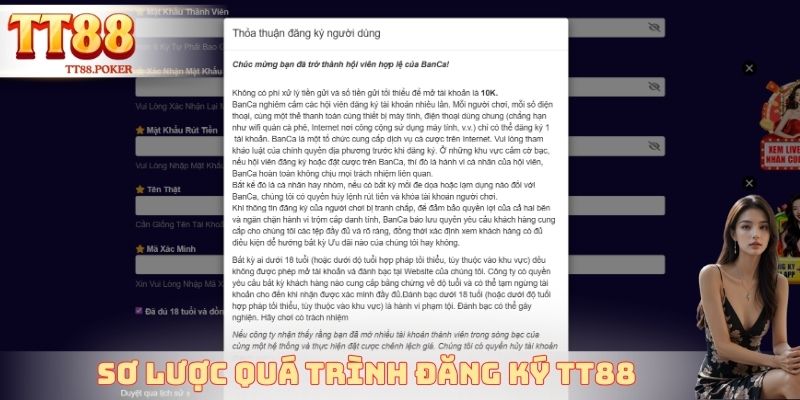 Sơ lược quá trình đăng ký TT88