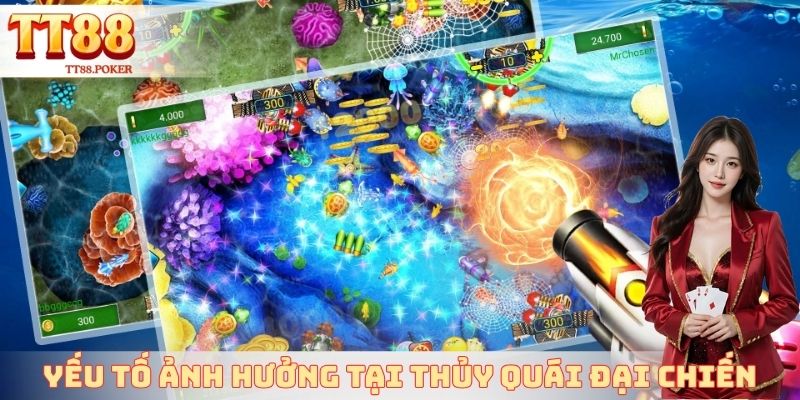 Yếu tố ảnh hưởng tại thủy quái đại chiến