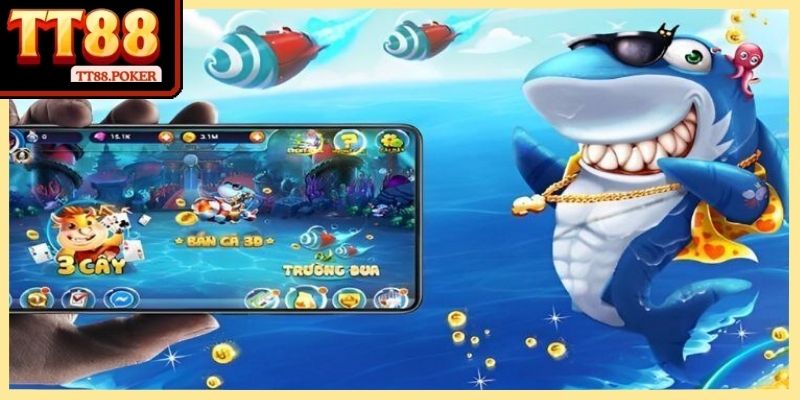 Người chơi đang tập trung ngắm bắn mục tiêu để giành phần thưởng giá trị cao