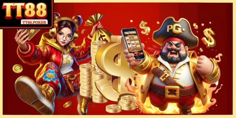Đồ họa Nổ Hũ TT88 thiết kế sắc nét tái hiện câu chuyện truyền thuyết độc đáo.